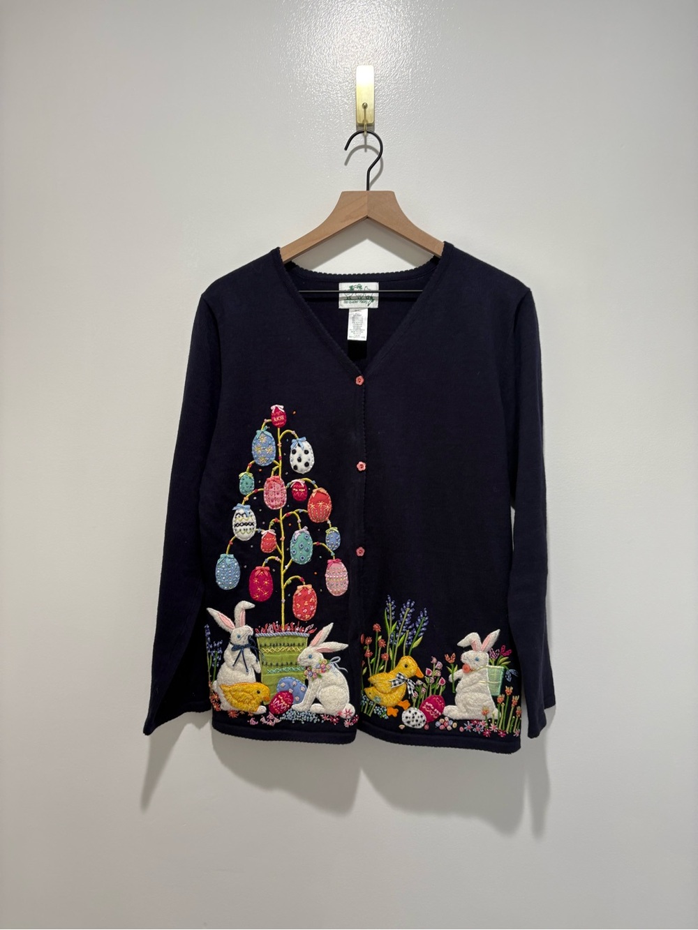 Quacker Factory Button Front Cardigan - Picture 3 of 7